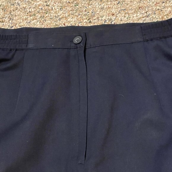 Adolfo Navy Pencil Skirt, size 14 - Picture 2 of 3